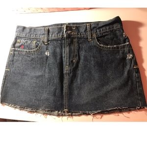Denim Mini Skirt